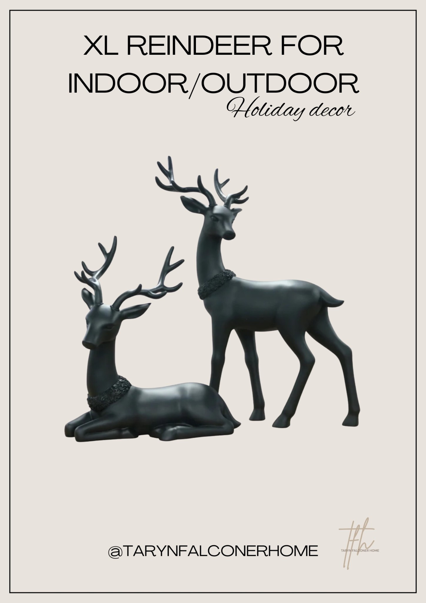 XL reindeer for indoor or outdoor! These would be a beautiful addition to your holiday decor.

#christmas #reindeer #indoordecor #outdoordecor #christmasdecor #holidaydecor #homedecor 

#LTKHome #LTKSeasonal