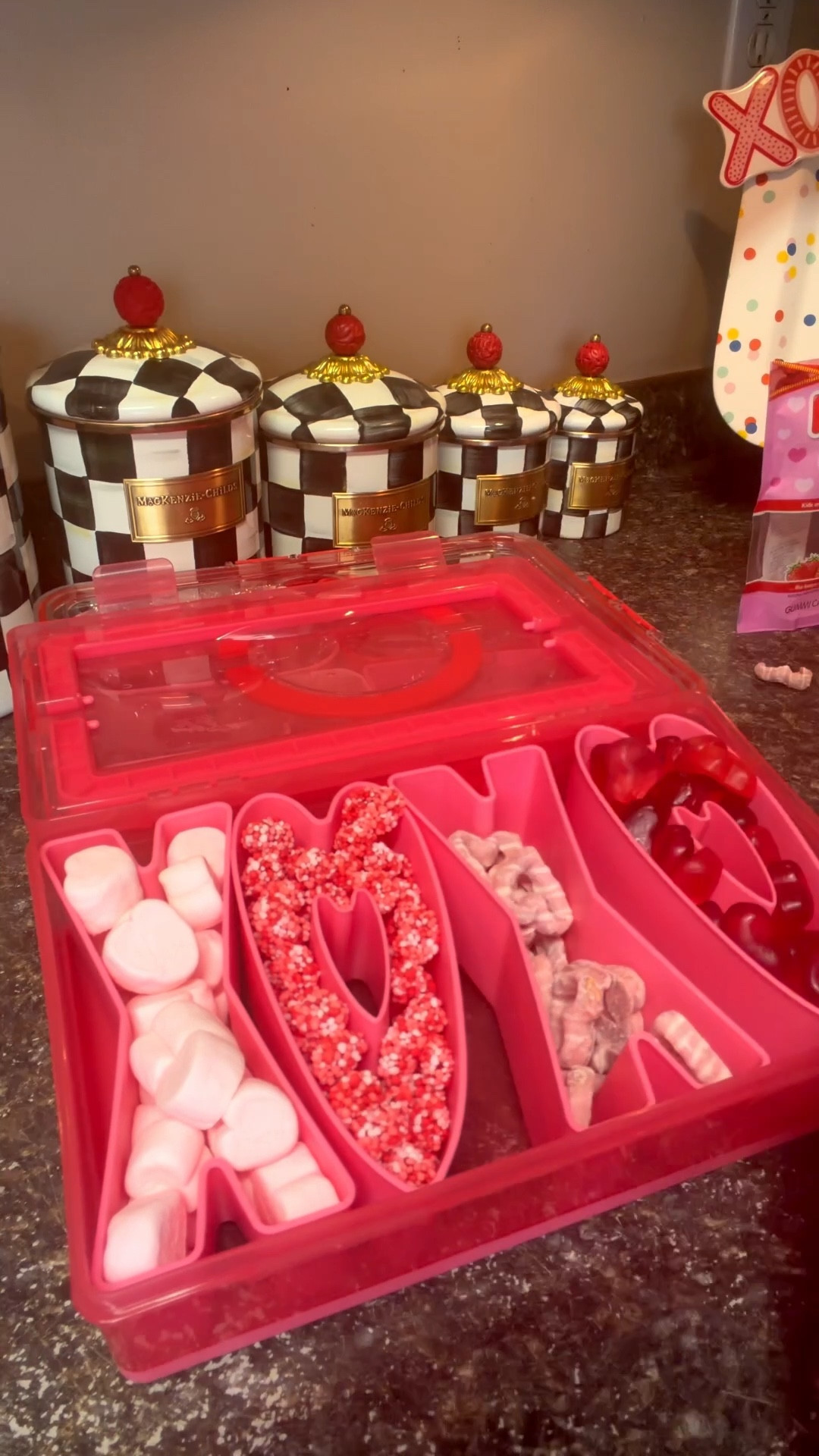 Valentine’s candy made cute + organized 🍬💗
I grabbed this pink divided container and all the candy from @Target for the easiest Valentine’s setup. Perfect for movie nights, parties, or just keeping sweet treats tidy on the counter. Simple, affordable, and so fun to style for February.

valentine’s candy, target finds, candy container, valentine’s decor, pink kitchen, holiday hosting, cute storage, seasonal entertaining, countertop decor, affordable valentine’s, Mackenzie Child’s, Draper James

#LTKKids #LTKValentine #LTKSeasonal