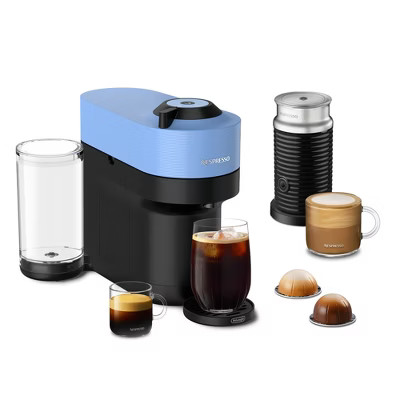 Nespresso Vertuo Pop+ Coffee Machine with Aeroccino by De'Longhi Pacific Blue ENV92AAE | Target