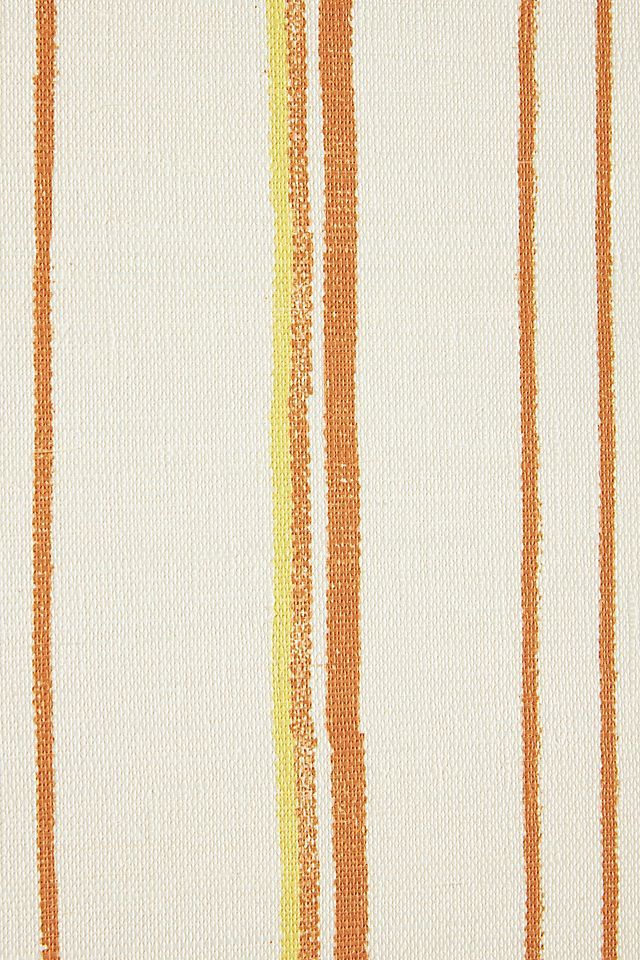 Stripe Grasscloth Wallpaper | Anthropologie (US)