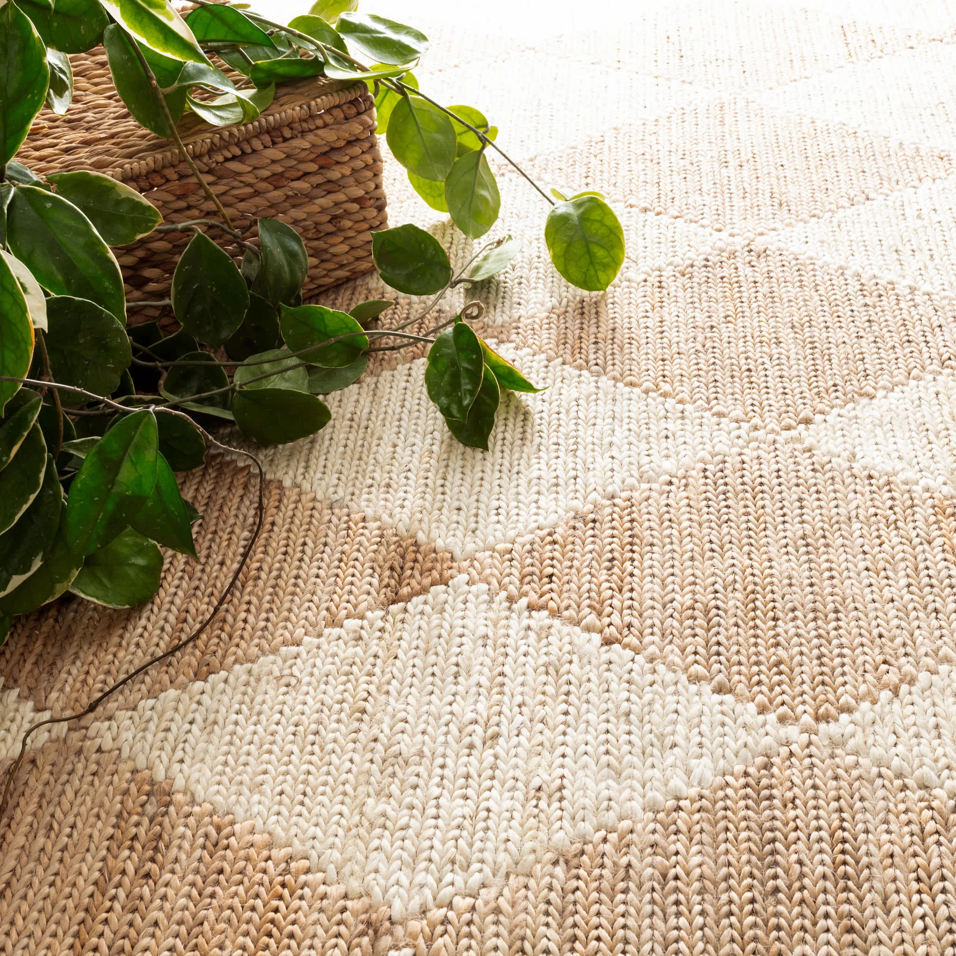 Harwich Natural Handwoven Jute Rug | Annie Selke