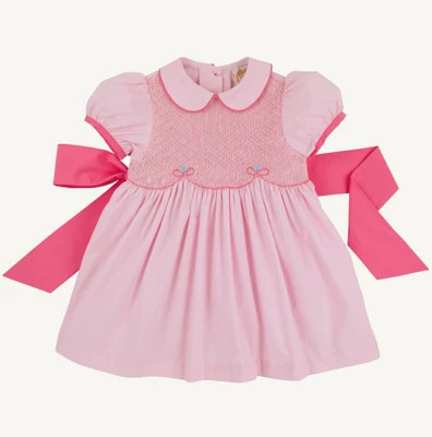 Dollie Mae Dress - Palm Beach Pink & Romany Rose | The Beaufort Bonnet Company