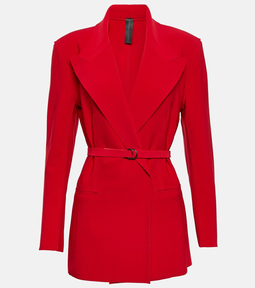 Norma Kamali Double-breasted jersey blazer | Mytheresa (US/CA)