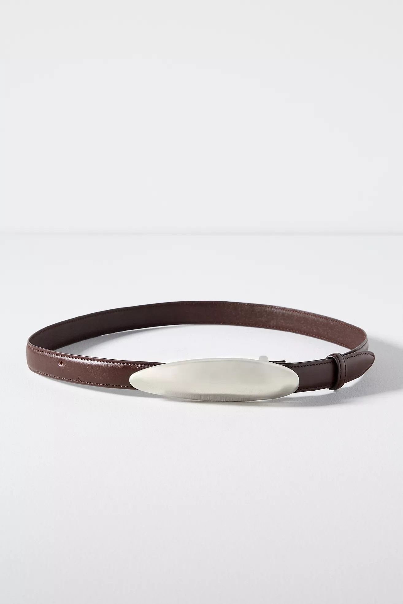 Elongated Hardware Skinny Belt | Anthropologie (US)