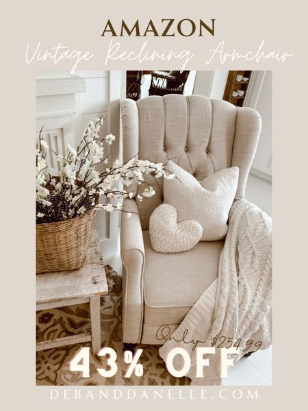 The Christopher Knight Home vintage reclining armchairs that we have in our kitchen are currently 43% off! These are beautiful and excellent quality! #presidentsday

#LTKSpringSale #LTKhome