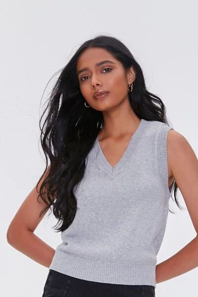 Uniform Heathered Sweater Vest | Forever 21 (US)