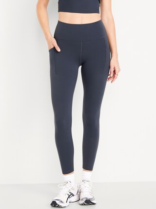 High-Waisted StudioSmooth 7/8 Pocket Leggings | Old Navy (US)
