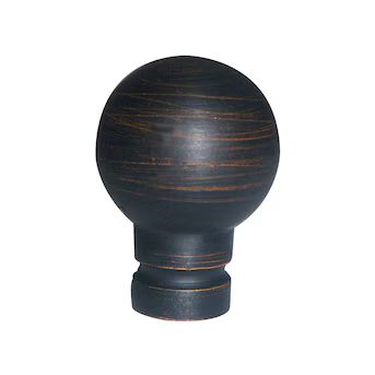 allen + roth 1.25-in L x 0.75-in Dia Transitional Steel Lamp Finial Lowes.com | Lowe's