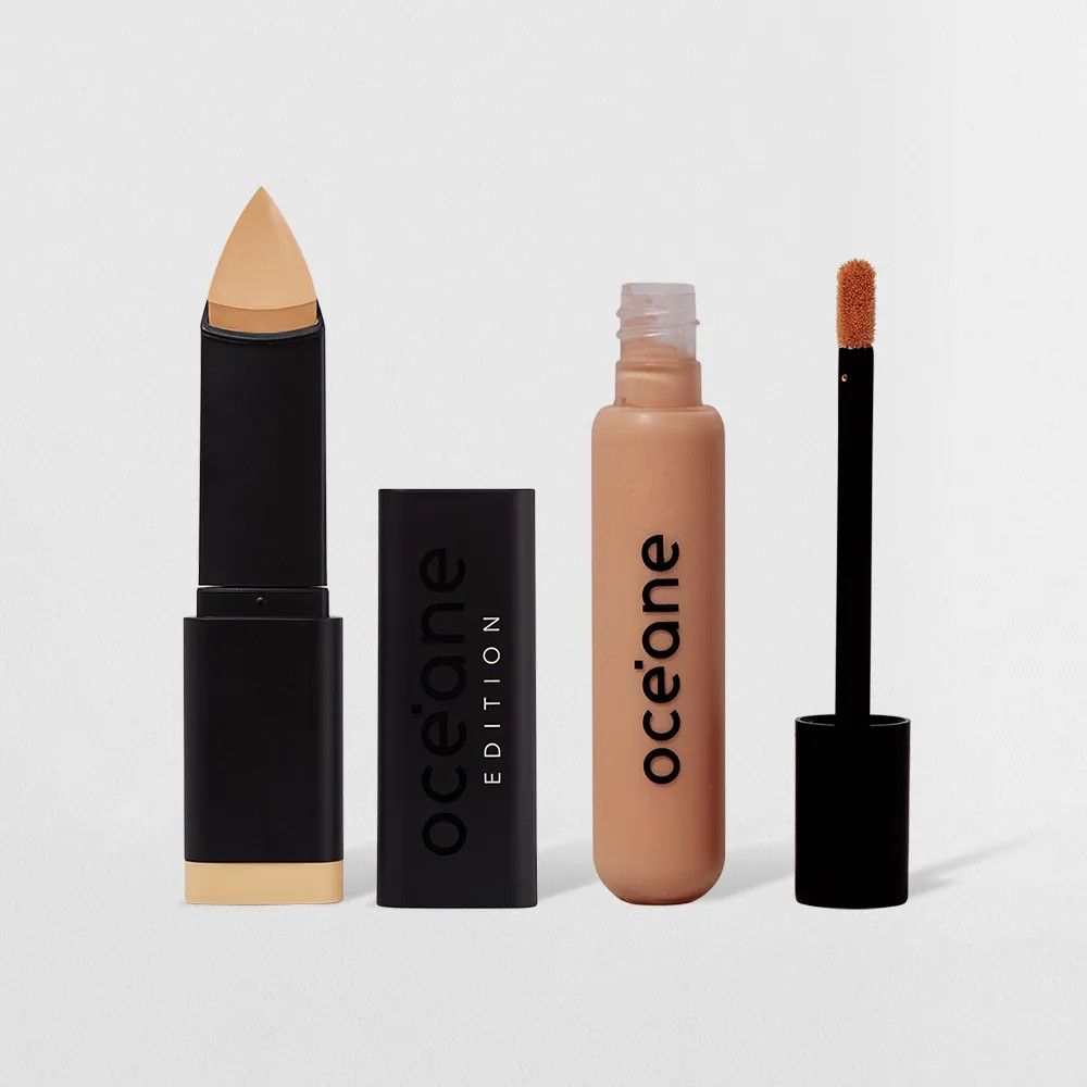 Kit Base em Bastão Sand + Corretivo Líquido Light Océane Edition (2 Produtos) - Maquiagens e c... | Oceane (BR)