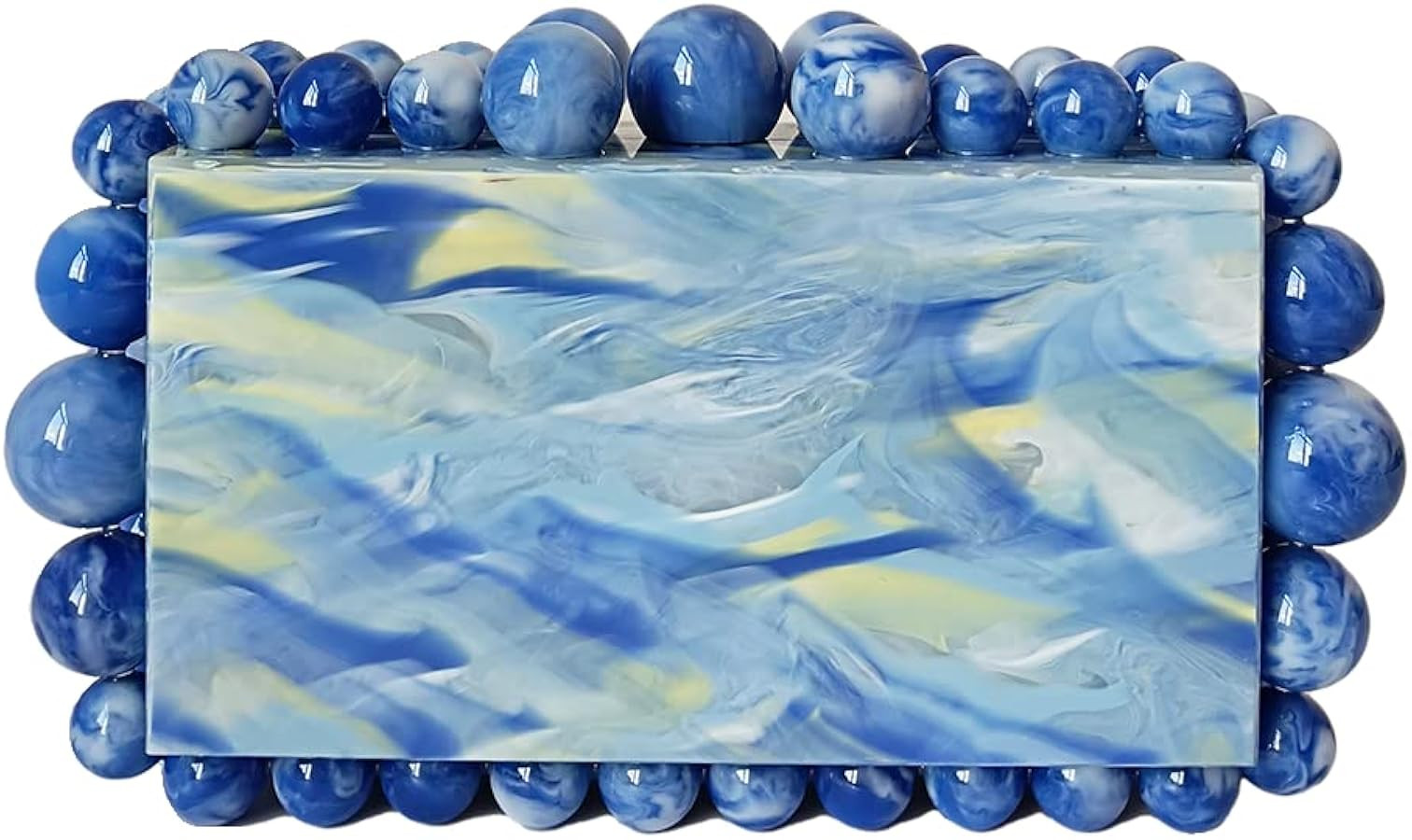 Acrylic Evening Clutch Bag for Women Glitter Marble Purse Handbag for Wedding Cocktail Party Prom... | Amazon (US)