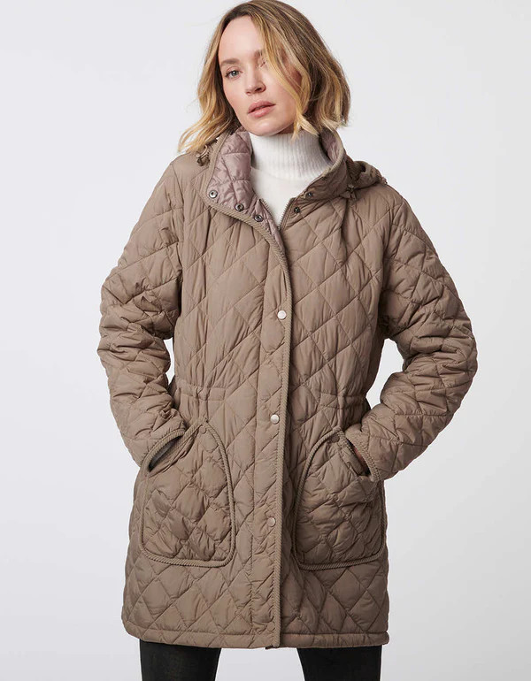 All Day Flair Quilted Puffer Jacket | Bernardo Fashions