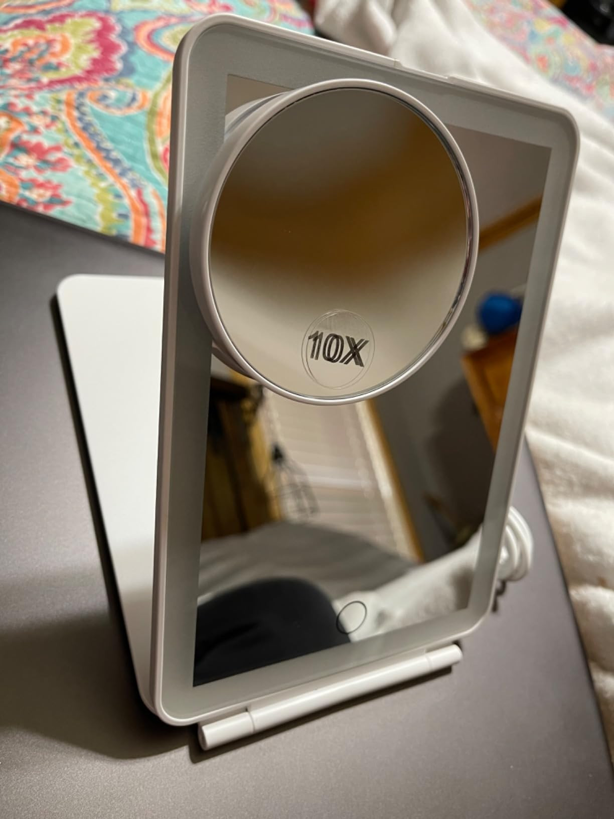 Rechargeable Makeup Mirror for Travel, Vanity Mirror with 80LEDs, 3 Color Light, 2000mAh Battery,... | Amazon (US)