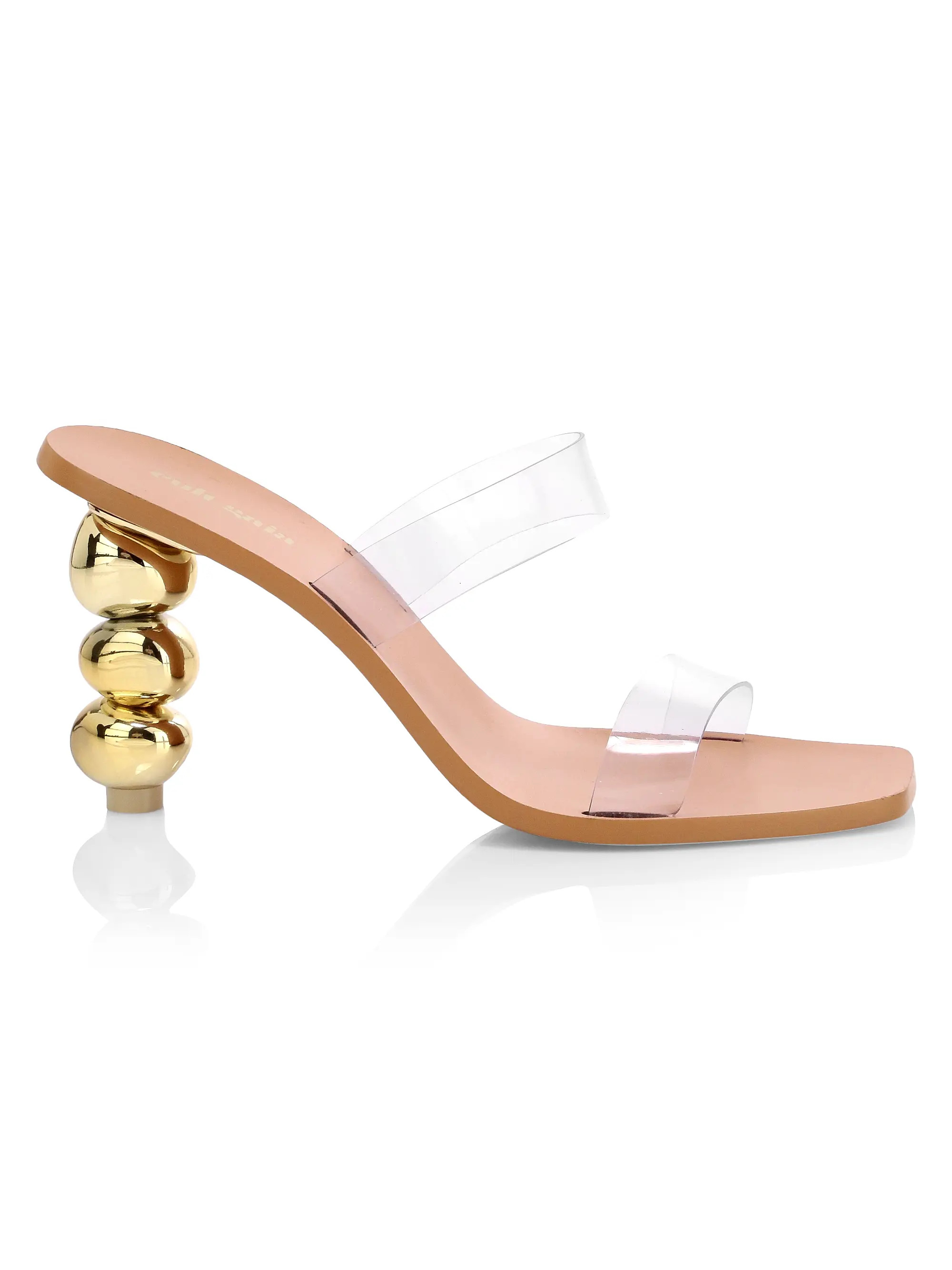 Meta Bauble-Heel Vinyl Mules | Saks Fifth Avenue