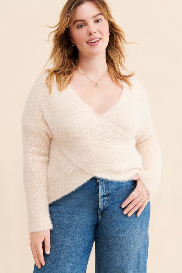 Stephy Cross-Front Sweater | Nuuly
