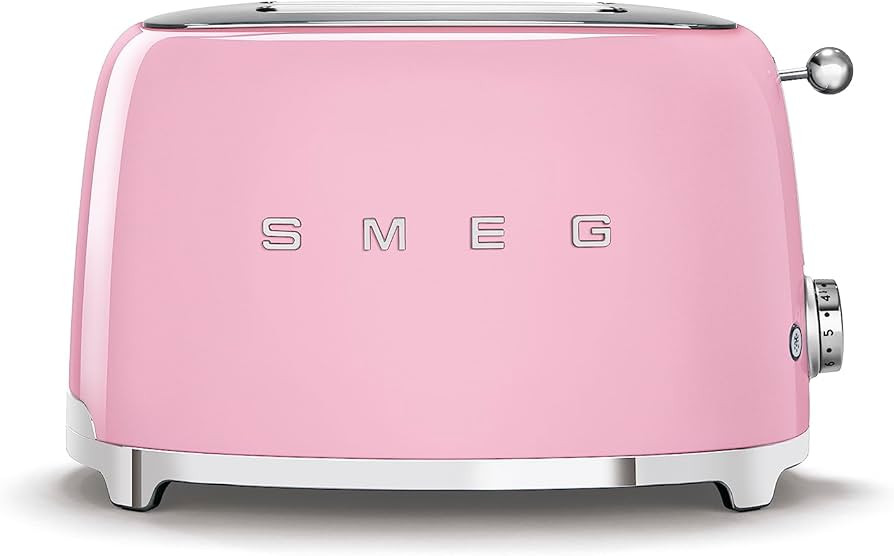 Smeg 2 Slice Toaster, Large, Pink | Amazon (US)