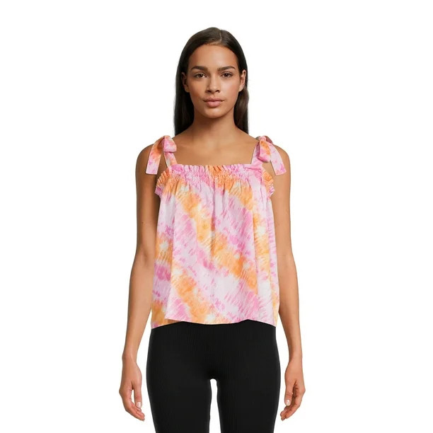 Time and Tru Women's Tie Shoulder Camisole Top, Sizes XS-XXXL (Women's and Women's Plus) | Walmart (US)