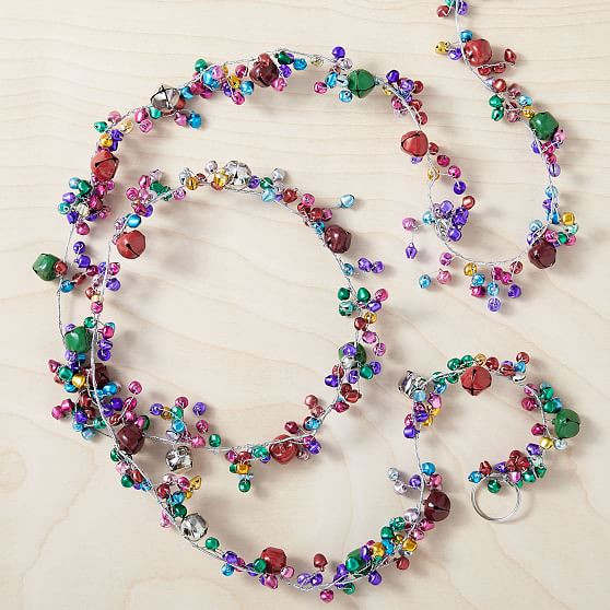 Jingle Bell Garland, Multi | West Elm (US)