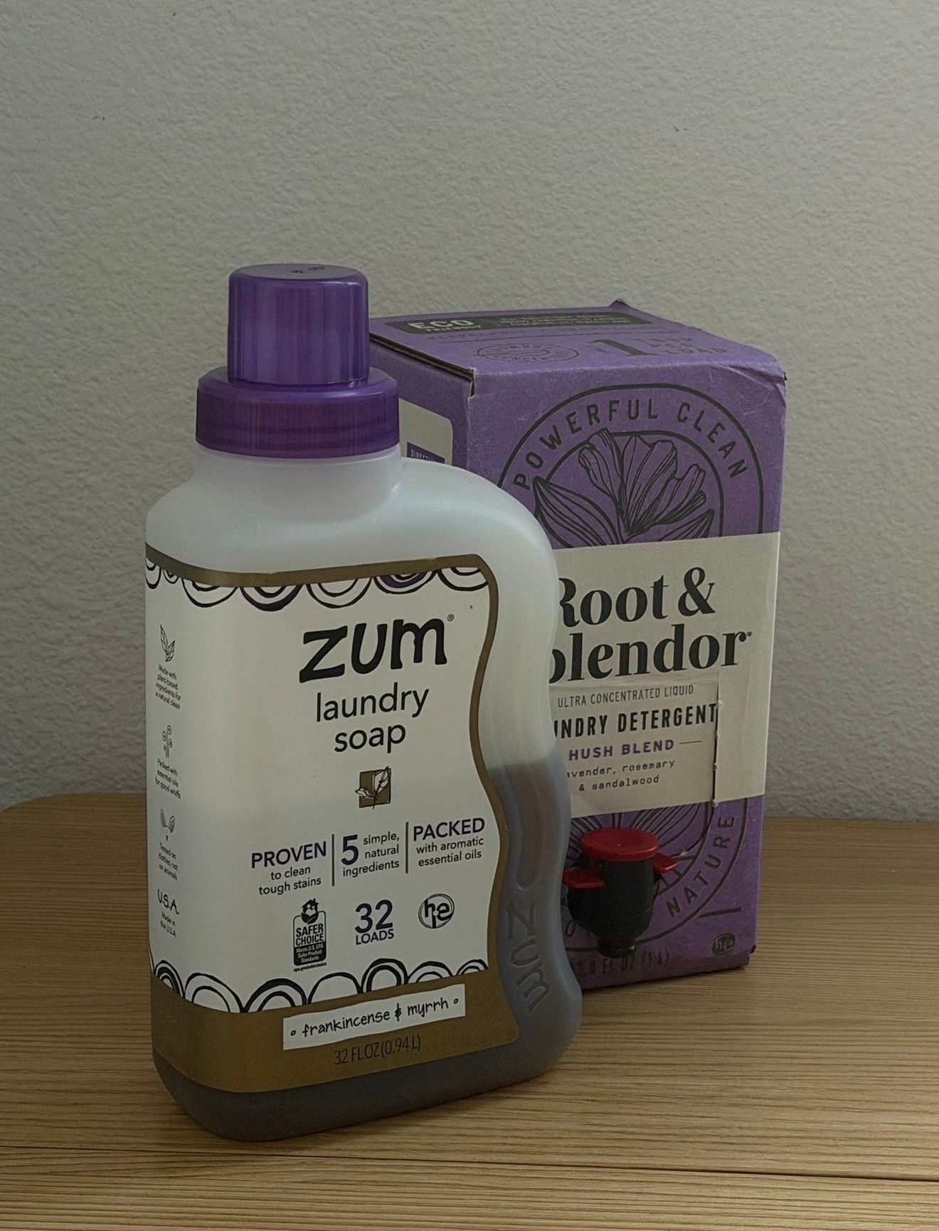 Two of my favorite detergents - scented with essential oils, much cleaner option for sensitive skin + natural swaps! 💜 #natural #laundry #selfcare #naturalswaps 

#LTKHome #LTKselfcare