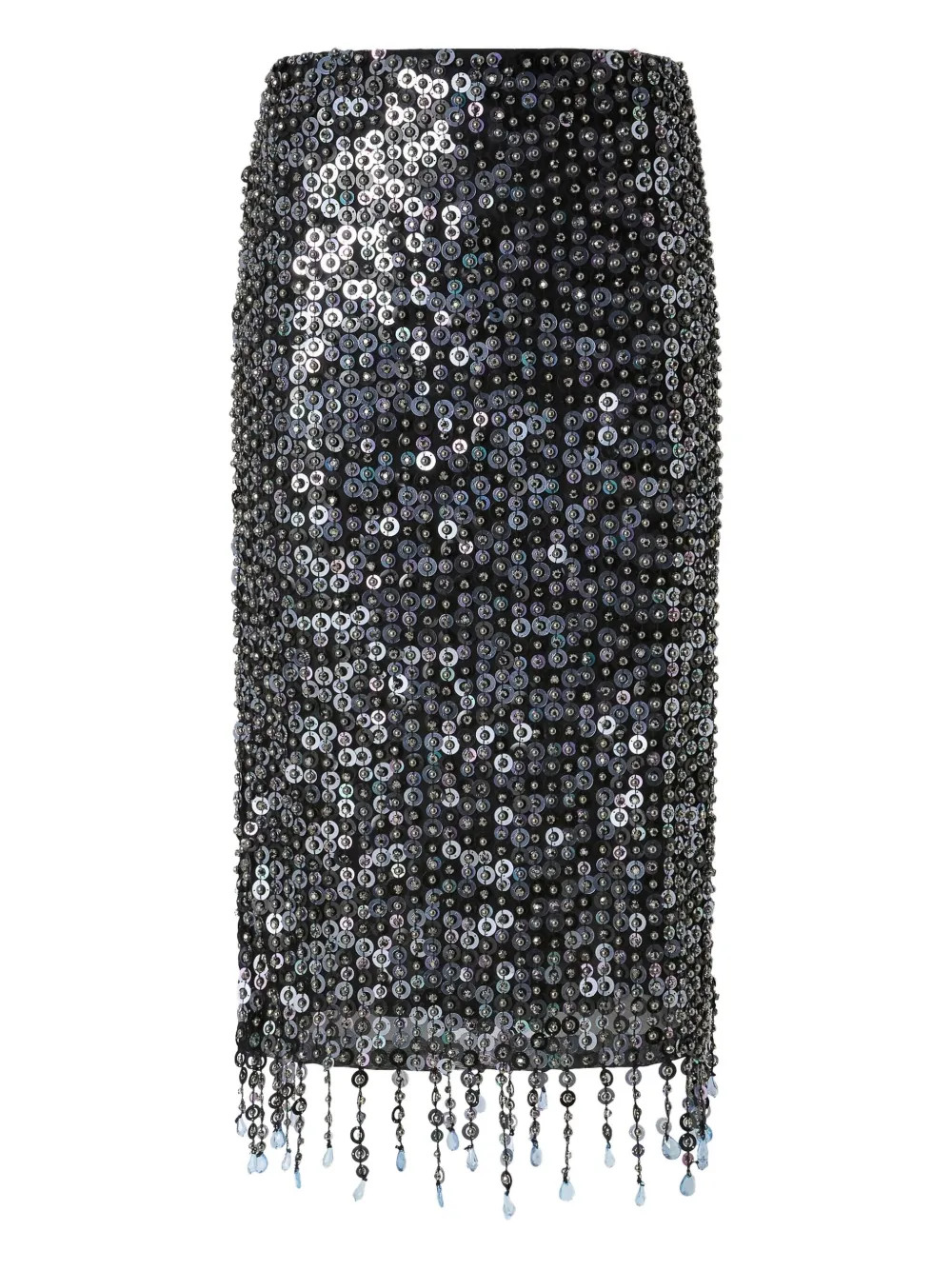 PINKO Sequinned Midi Skirt | Grey | FARFETCH | Farfetch Global