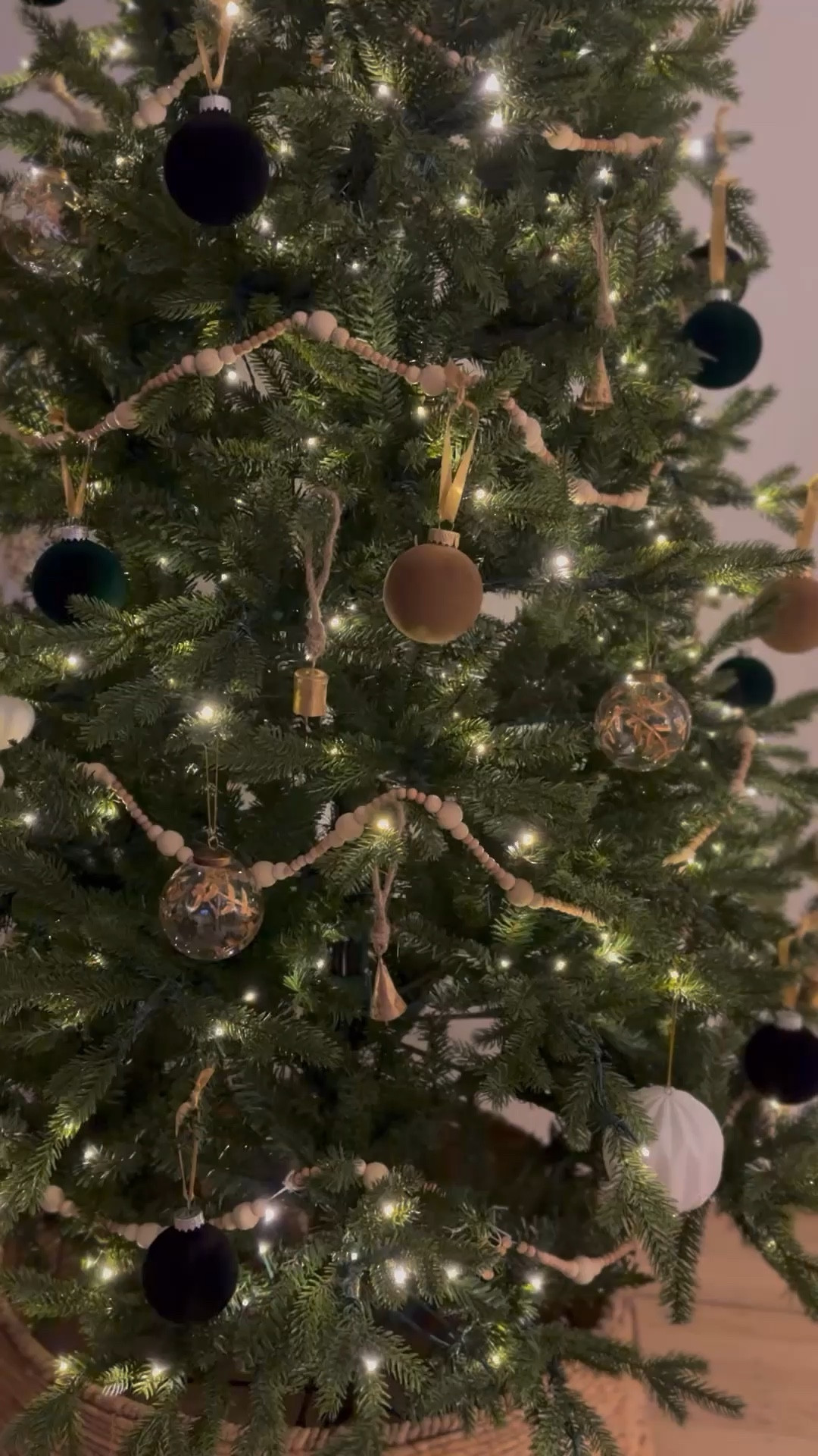 Christmas Tree Ornaments

Brass bell ornaments, glass ball ornaments, Gold leaf ornaments, velvet ball ornaments, viral ornaments wood beaded garland 

#LTKHoliday #LTKSeasonal #LTKhome