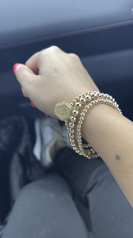 Bead bracelet #bracelet #jewelry #gold #amazonfind 

#LTKfindsunder50 #LTKstyletip