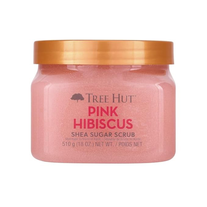 Tree Hut Pink Hibiscus Shea Sugar Scrub, Exfoliating, Hydrating & Moisturizing Body Scrub with Sh... | Amazon (US)