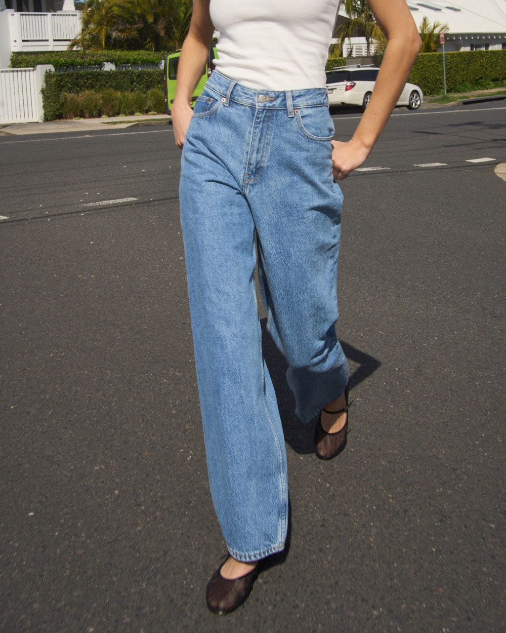 Dr Denim - Donna Baggy Jeans - High-Waisted (Stream Sky Retro) Donna Baggy Jeans | THE ICONIC (AU & NZ)