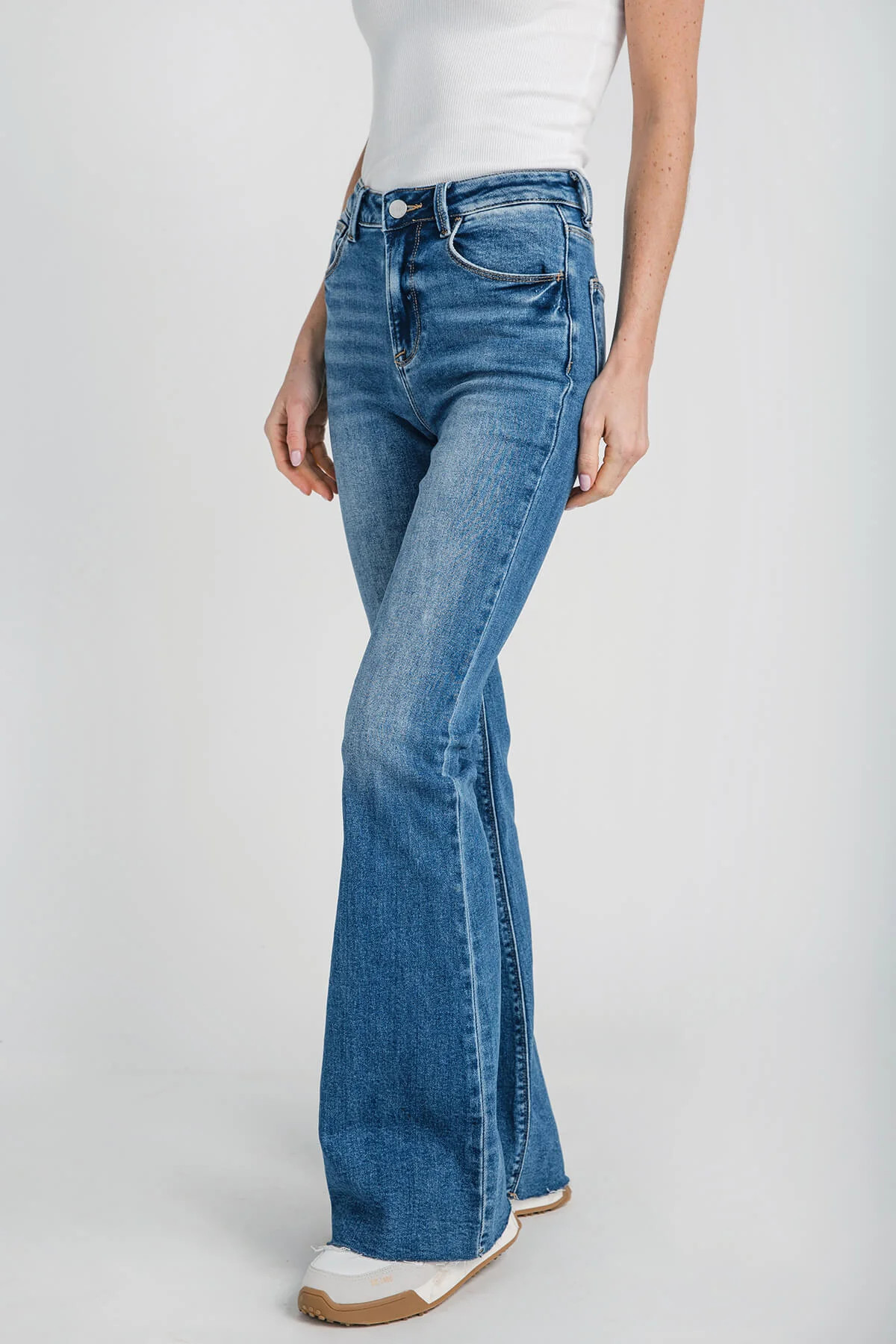 Risen Harper High Rise Boot Cut Jeans | Social Threads