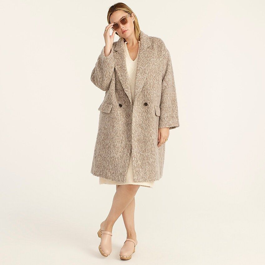 Relaxed topcoat in Italian brushed wool | J.Crew US