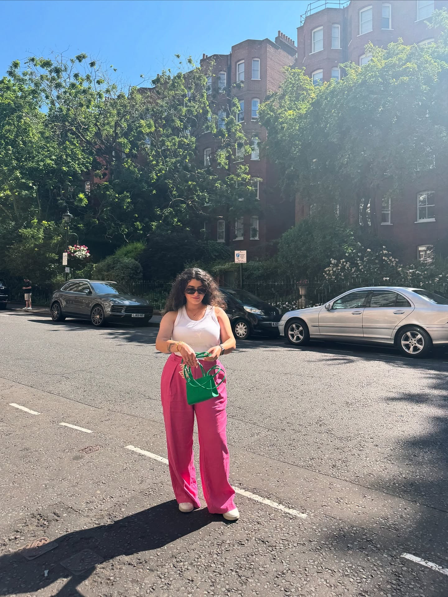 unintentionally doing early promo for wicked for good 🫧🧙🏻💓💐

outfit:
top: collusion on @asos 
trousers: @nextofficial 
shoes: @veja 
bag: @telfarglobal 
all jewellery tagged ✨
.
.
#nextofficial #asos #asosdesign #wickedforgood #ootd #summerlooks #summerootd #pinterestoutfits #summeroutfitideas #telfar #pinterestinspo #outfitinspo

#LTKeurope #LTKsummer #LTKpetite