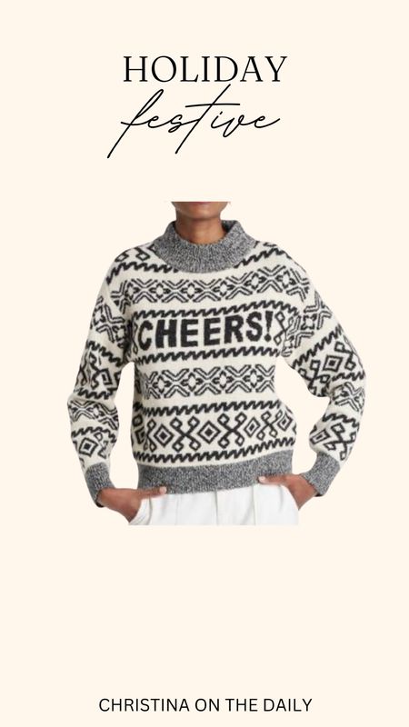 Cheers fair isle sweater

#LTKHoliday #LTKHolidaySale #LTKSeasonal