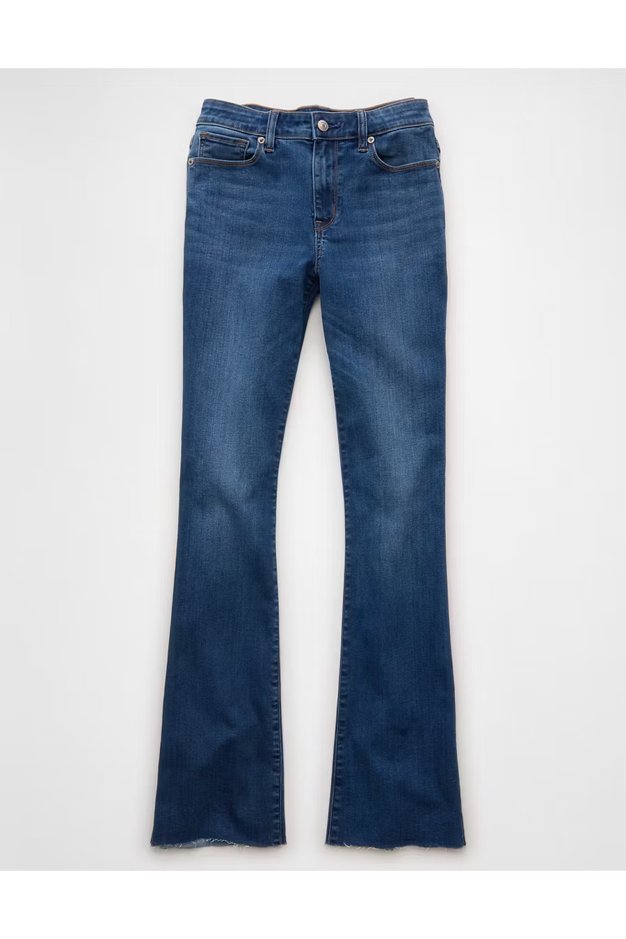 AE Next Level High-Waisted Skinny Kick Jean Women's Tinted Medium 0 Regular | American Eagle Outfitters (US & CA)