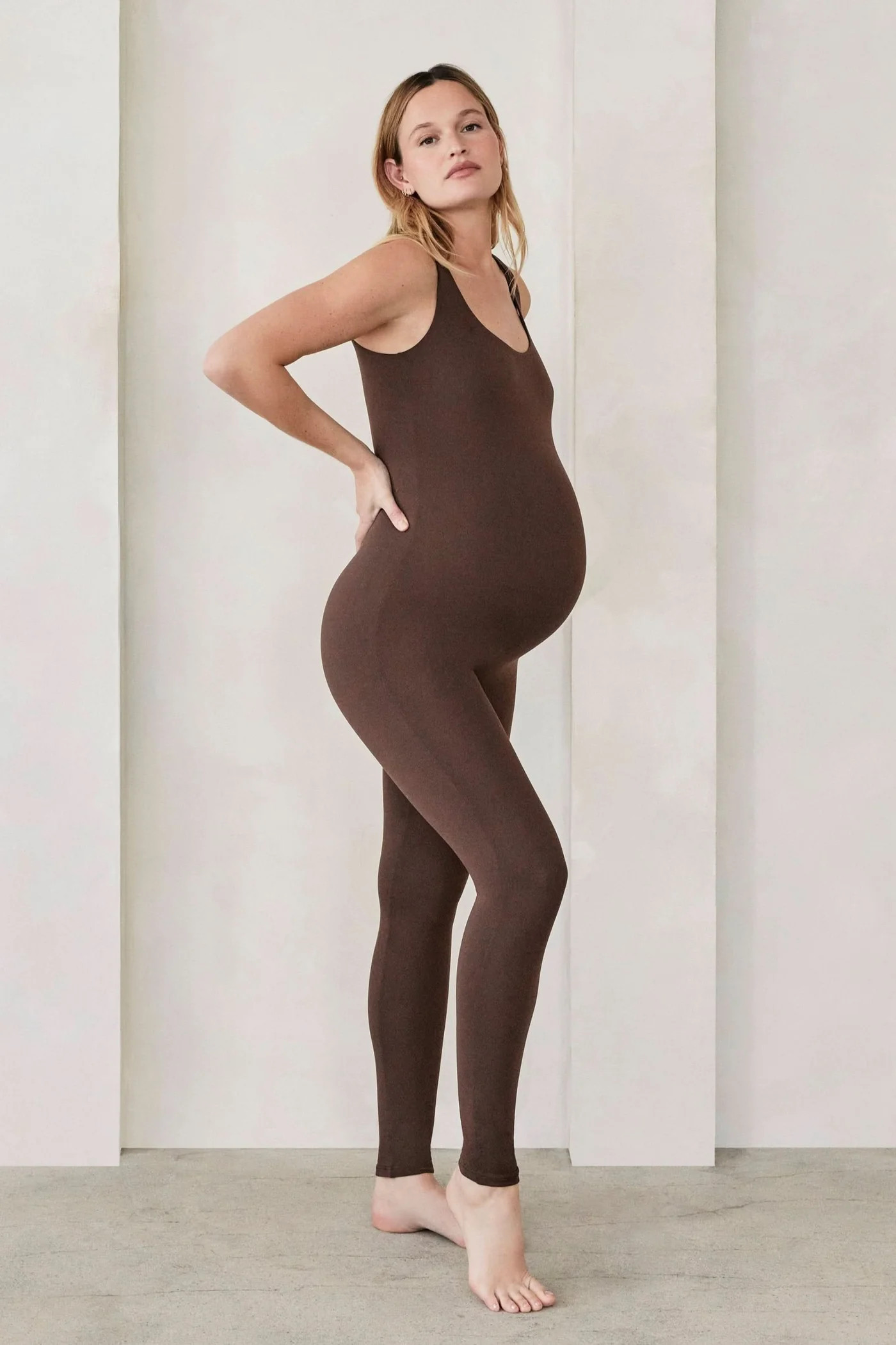 The Lucy Scoop Neck Maternity Unitard | Shop The Lucy Sleeveless Scoop Neck Maternity Unitard | B... | BUMPSUIT