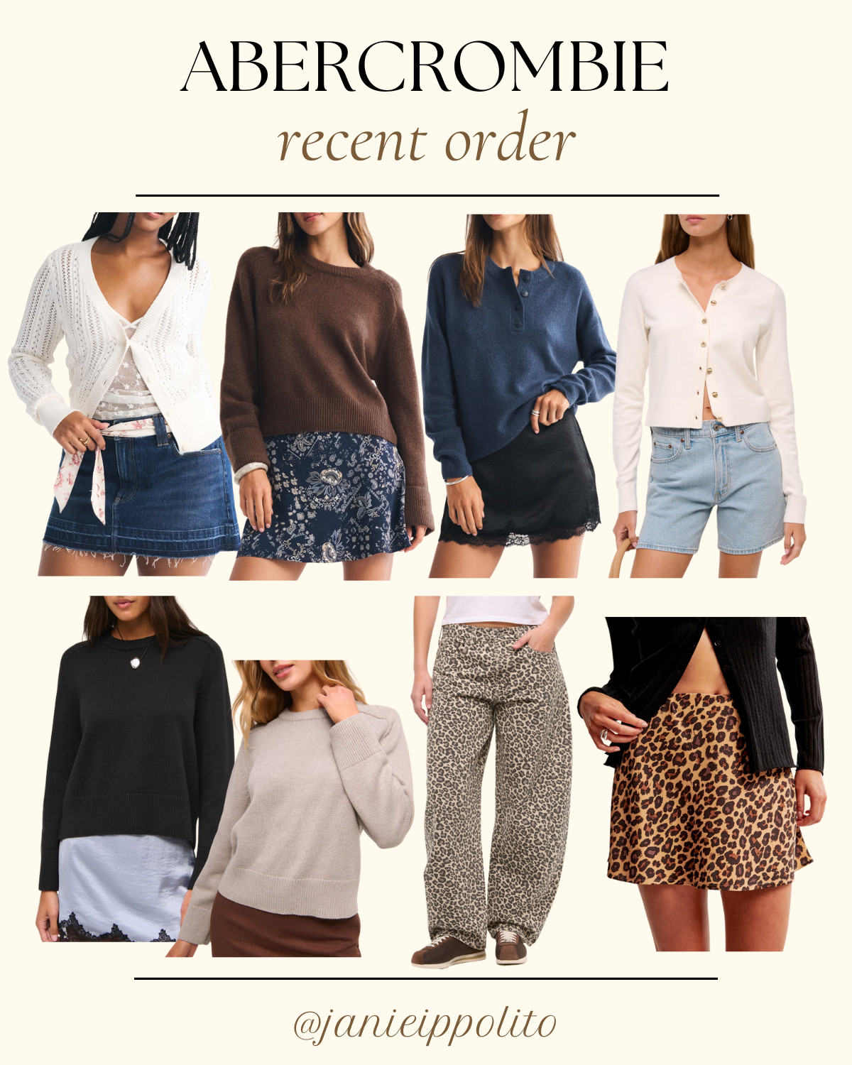 Abercrombie recent order!! 

fall fashion, sweater, leopard print 

 #LTKFallSale #LTKSeasonal #LTKStyleTip