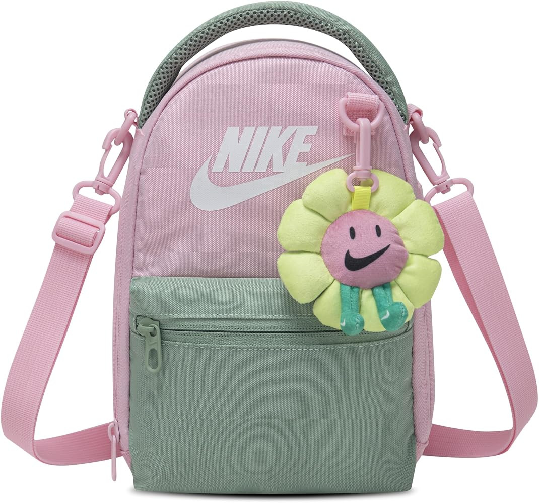Zip Pull Lunch Bag with Keychain, Medium Soft Pink, O/S | Amazon (US)