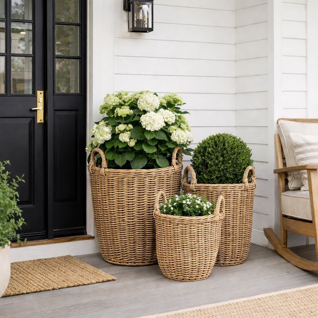 The smaller plant baskets already sold out, but the large is still in stock!!

#LTKHome #LTKSeasonal