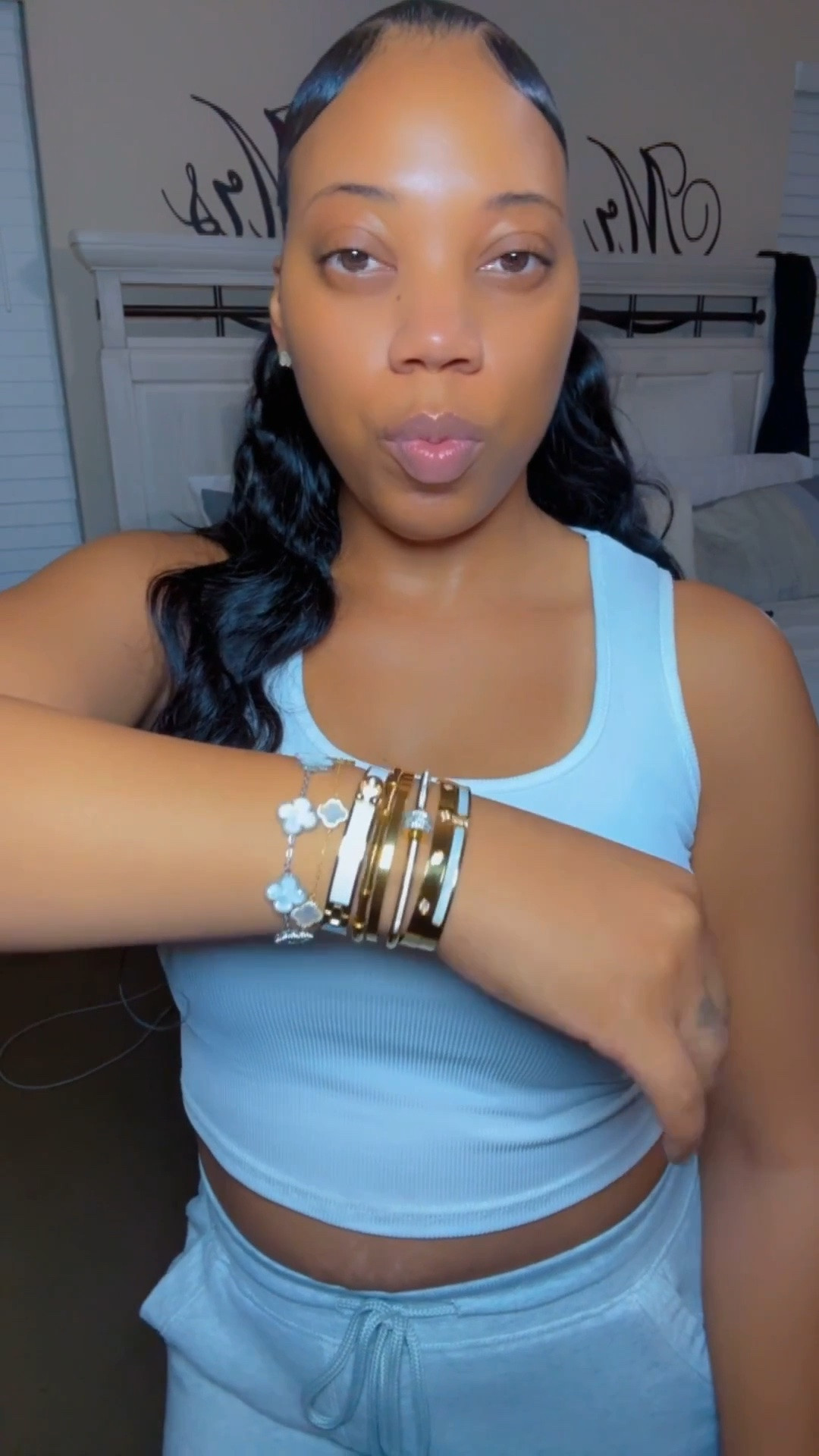Amazon’s/Shein bracelet stack🔥🔥🔥. Found some cute dainty pieces for my bracelet stack!! Having multiple characteristic in bracelets can elevate any outfit to the next level🤞🏽😘.

#LTKgrwm #LTKootd