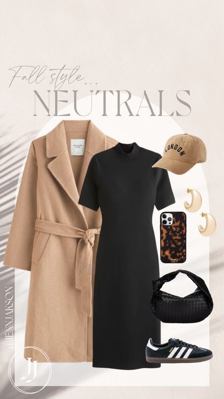 Neutral fall outfit with Abercrombie 
Love this dress, got it in xxs
Size down on this coat it runs big! 
Sneakers
Adidas 

#LTKxAFeurope #LTKtravel #LTKSale