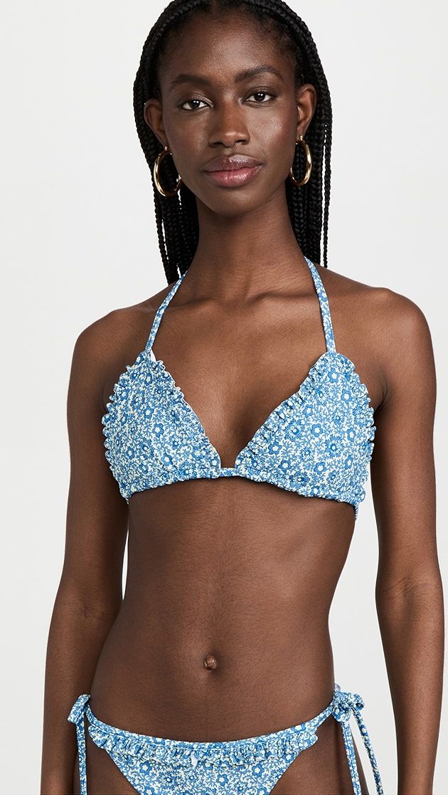 Sea Ida Print Triangle Bikini Top | SHOPBOP | Shopbop
