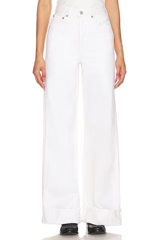 AGOLDE Dame High Rise Wide Leg in Fortune Cookie from Revolve.com | Revolve Clothing (Global)