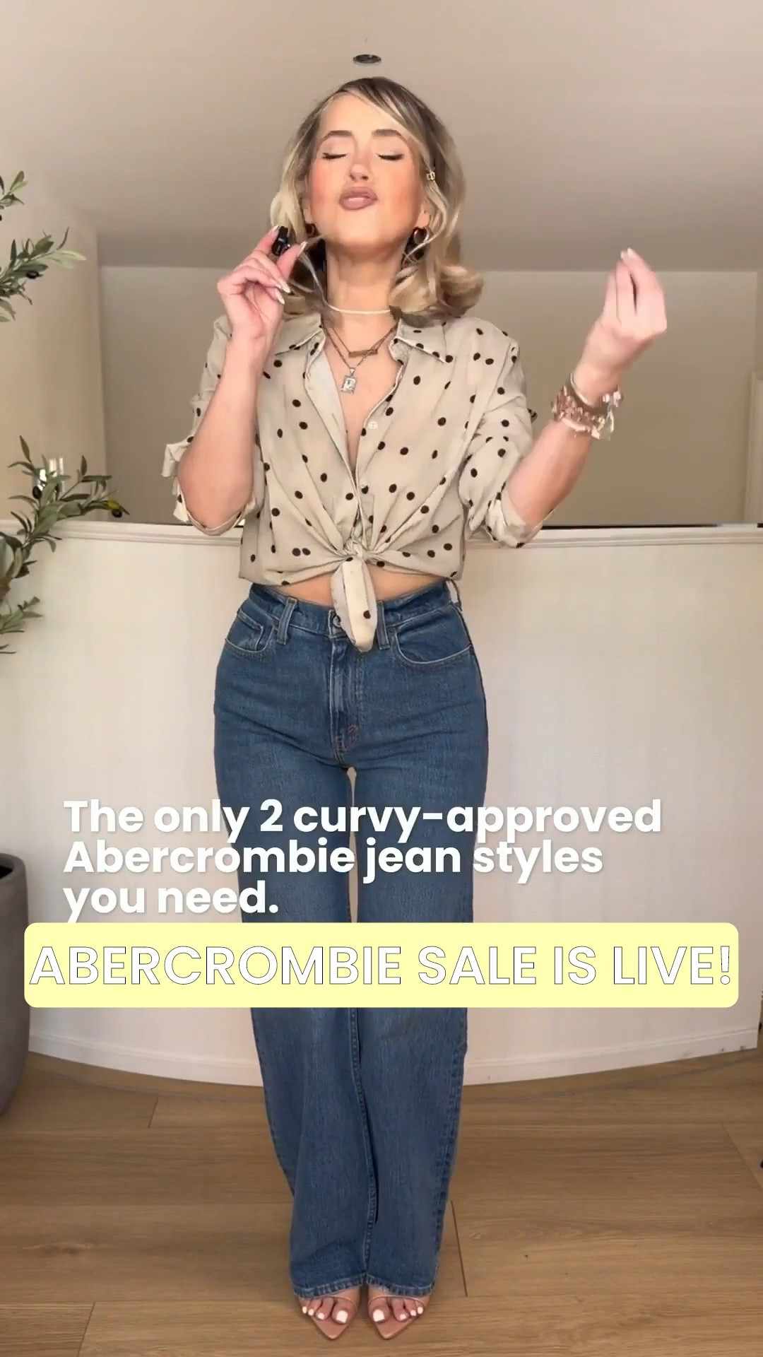 @abercrombie SALE is live right now 🤍 Use code SPRINGAF for an EXTRA 15% off on top 🙌🏼 

sharing my favorites before they sell out! These are the only 2 Abercrombie styles you need if you’re curvy!

#LTKgrwm #LTKootd #LTKSaleAlert