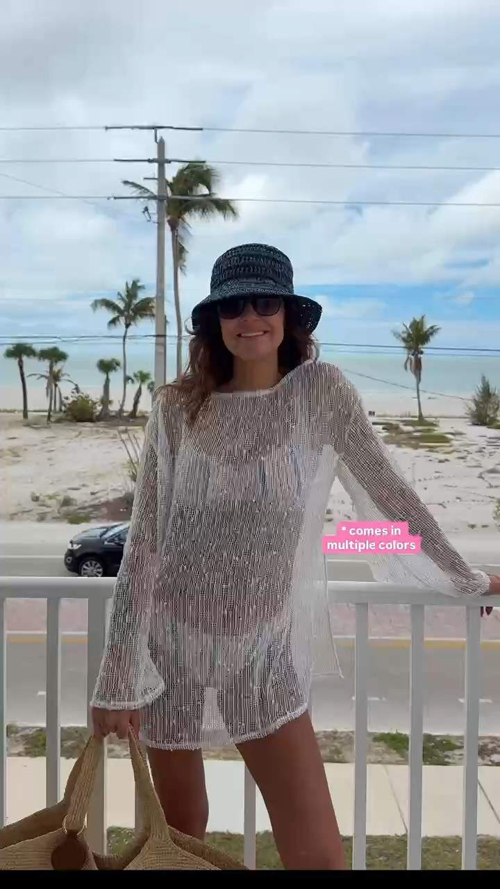 Obsessed with this swimsuit coverup 💫 wearing size small

My bikini from @abercrombie is reversible!!

Vacation outfit, beach vacation outfit, pool outfit

#LTKSwim #LTKgrwm #LTKSeasonal