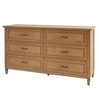 Home Decorators Collection Bonawick 6-Drawer Patina Dresser (36 in. H x 66 in. W x 19 in. D) 0560... | The Home Depot