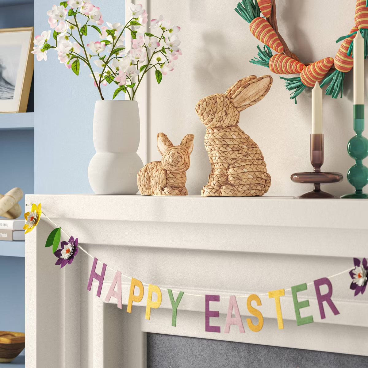 Small Decorative Woven Bunny Tan - Threshold™ | Target