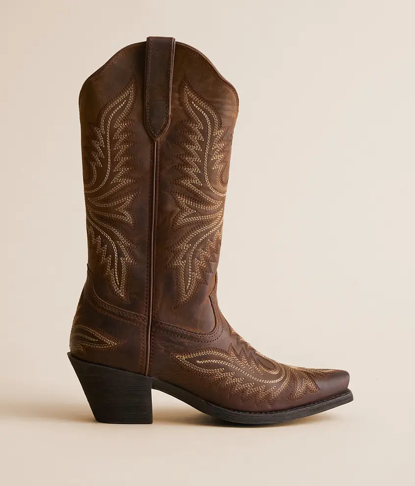 Round Up Collins Leather Western Boot | Buckle