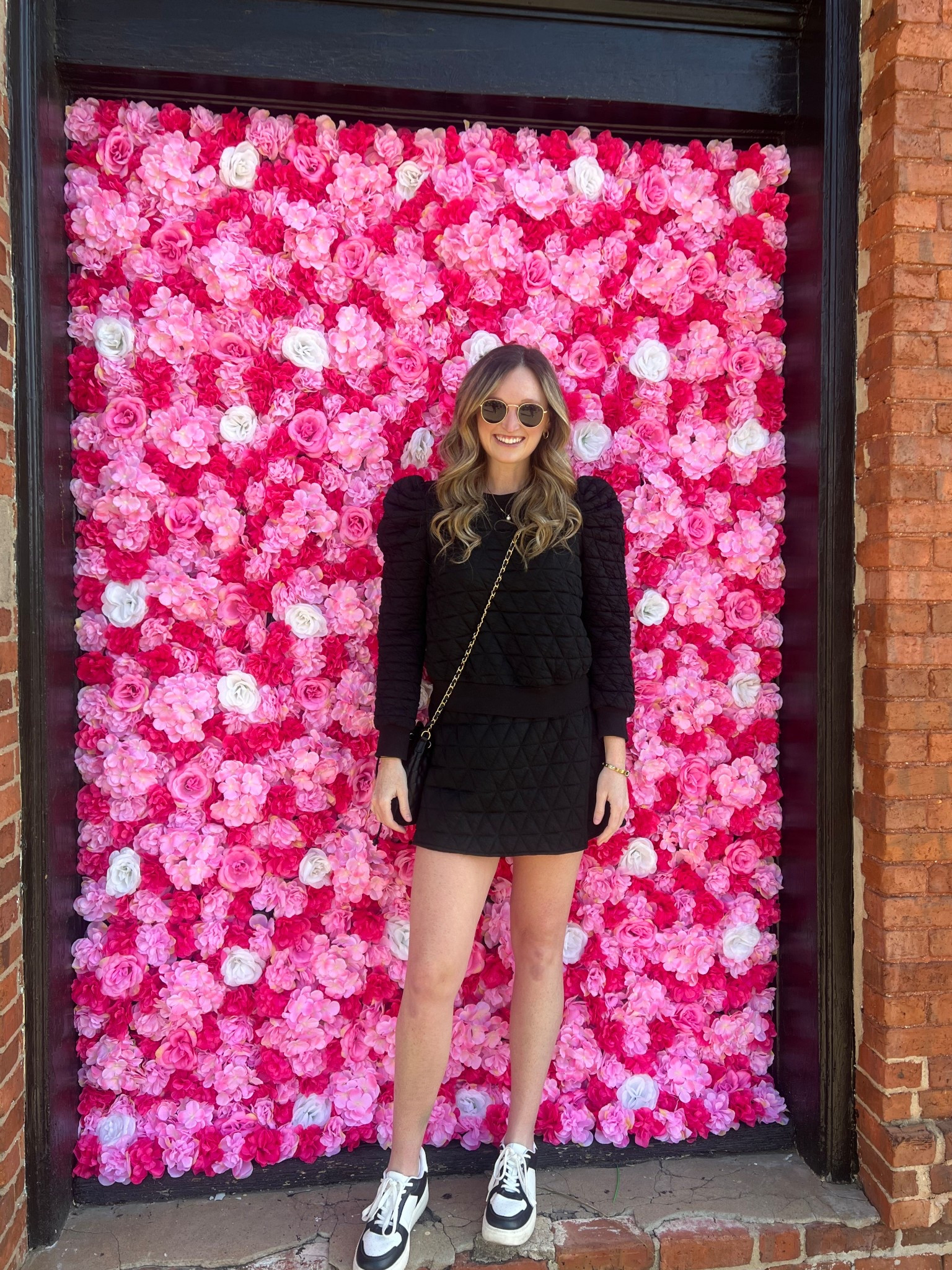 Comfortable casual on the go look for brunch, runnings errands, moms on the go, active. Tall girl friendly quilted black set with skort and puff sleeves 

#LTKSaleAlert #LTKFindsUnder50