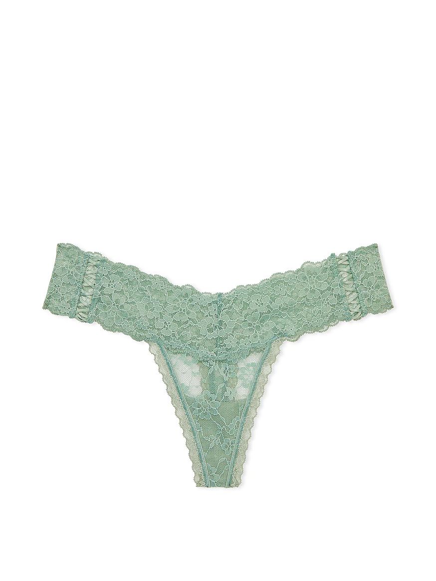 Lace Side Lace-Up Thong Panty | Victoria's Secret (US / CA )