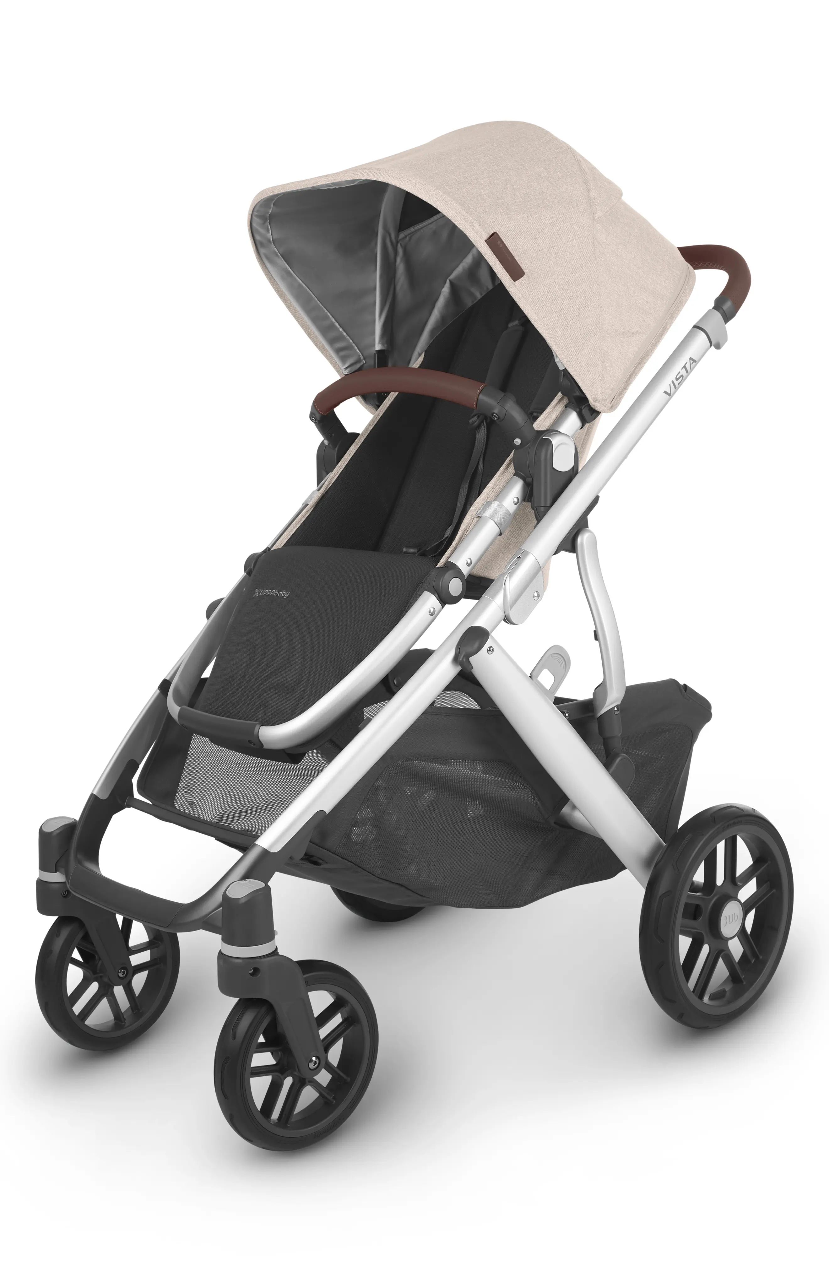 UPPAbaby Vista V2 Stroller with Bassinet in Oat Melange at Nordstrom | Nordstrom