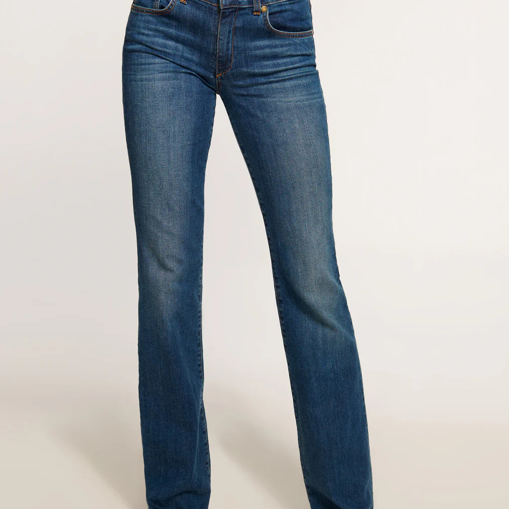Kyle 5-Pocket Low-Rise Flare Jean | Ramy Brook