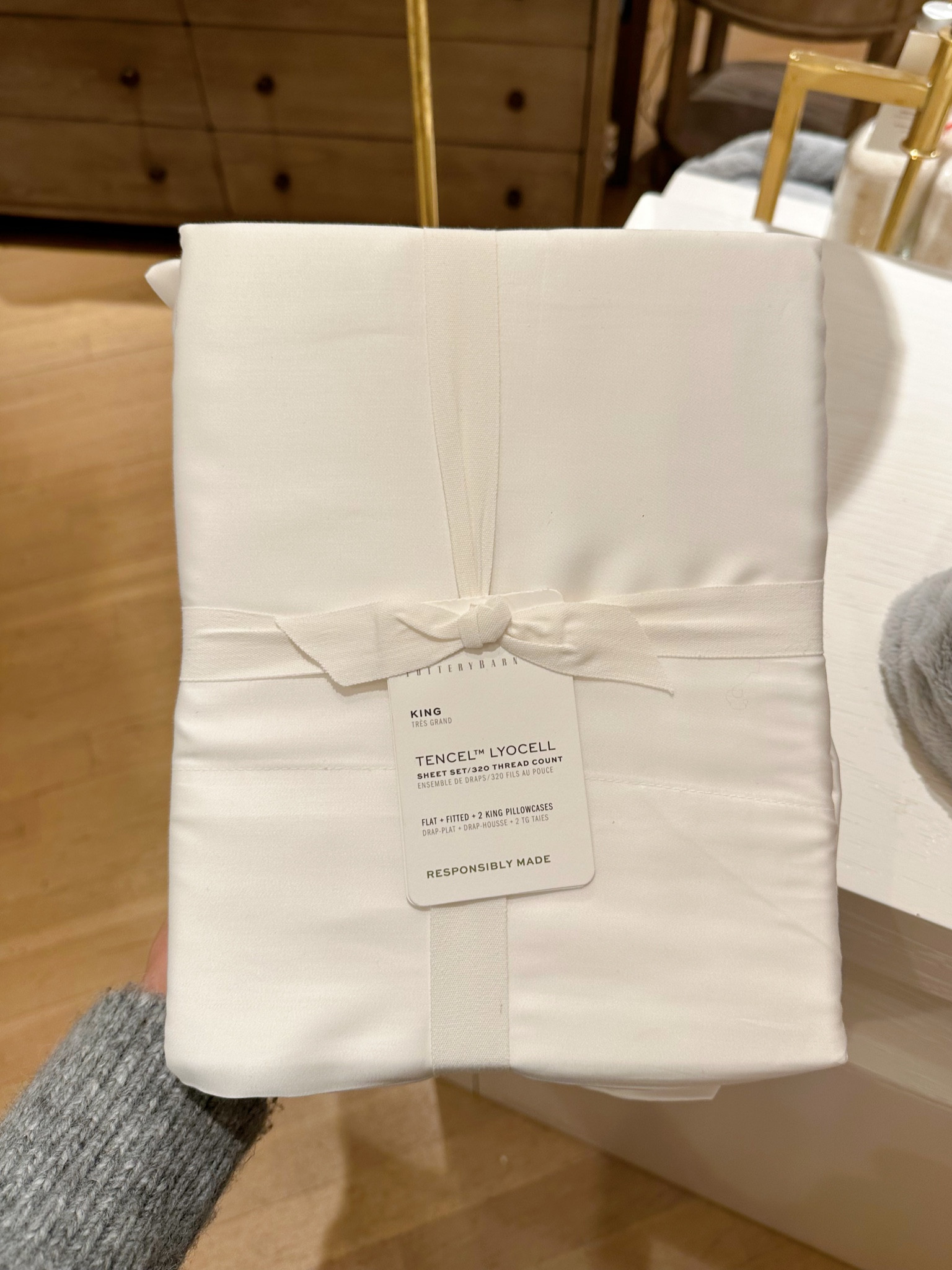 New sheets for our new bed we don’t have yet haha! 3rd time buying these Tencel sheets and they’re seriously THE BEST!!!! — the softest, most luxurious, buttery smooth sheets ever